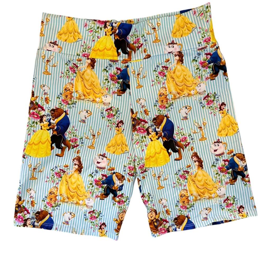 Wild Rich Kids Bikers Shorts Adult Size XL beauty and the beast Belle
